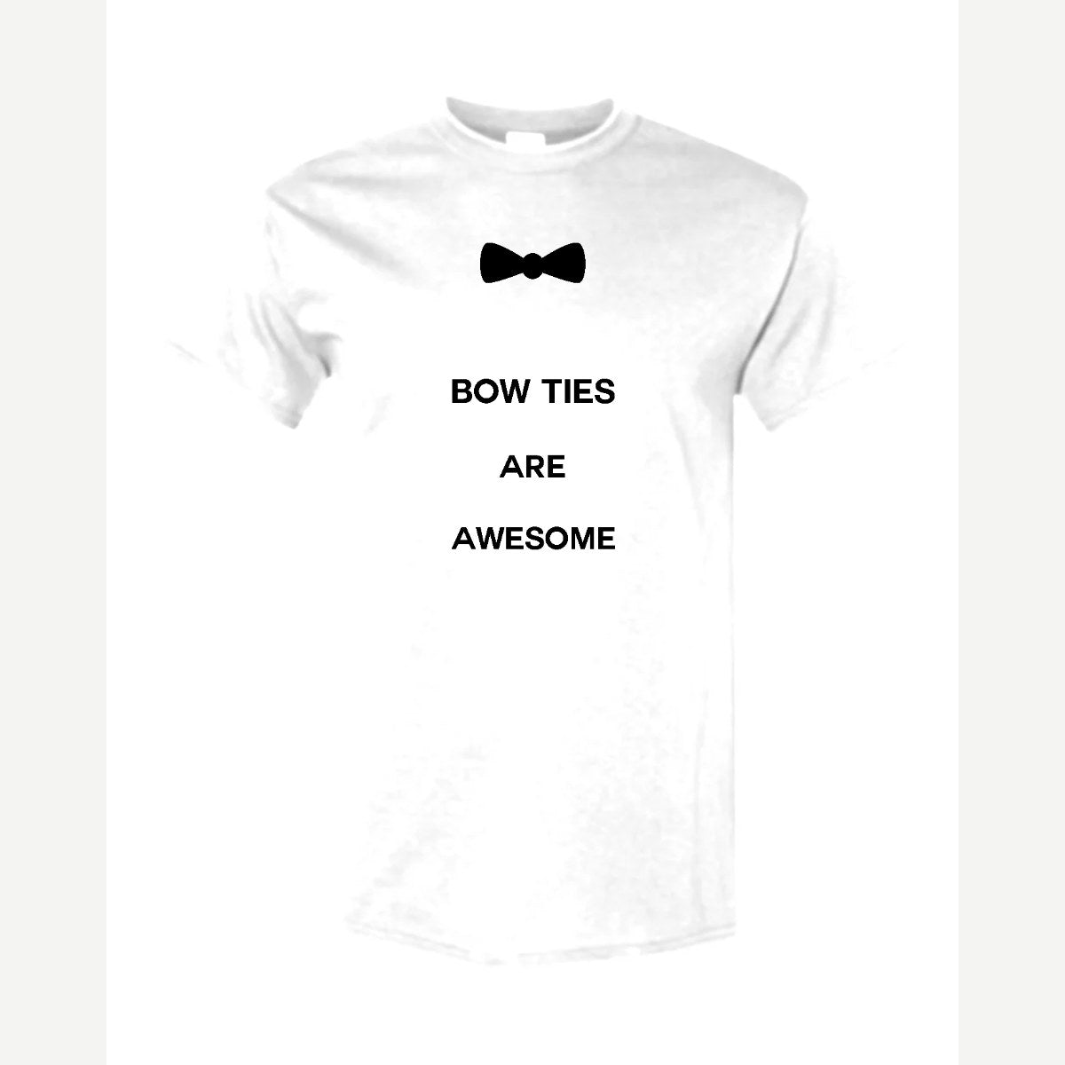 Bow Ties Are Awesome — Classic Tee / White