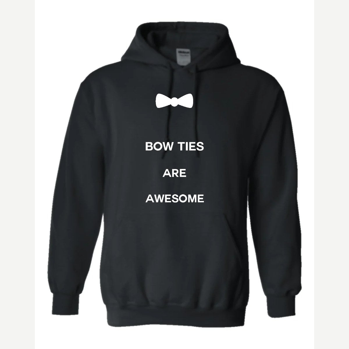 Bow Ties Are Awesome — Hoodie / Black