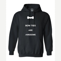 Bow Ties Are Awesome — Hoodie / Black