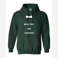 Bow Ties Are Awesome — Hoodie / Forest Green
