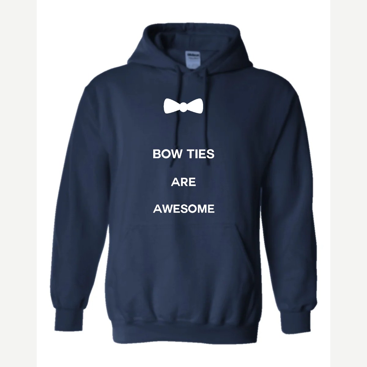 Bow Ties Are Awesome — Hoodie / Navy