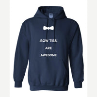 Bow Ties Are Awesome — Hoodie / Navy