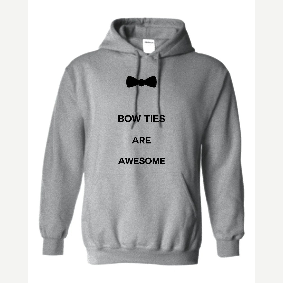 Bow Ties Are Awesome — Hoodie / Sport Grey