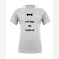 Bow Ties Are Awesome — Premium Tee / Athletic Heather