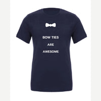 Bow Ties Are Awesome — Premium Tee / Navy