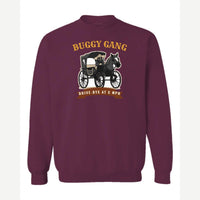 Buggy Gang — Crewneck Sweatshirt / Maroon