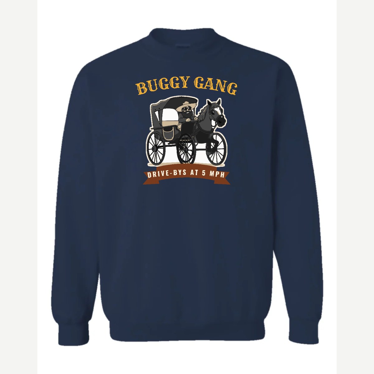 Buggy Gang — Crewneck Sweatshirt / Navy