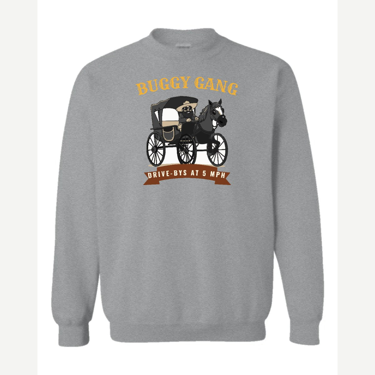 Buggy Gang — Crewneck Sweatshirt / Sport Grey
