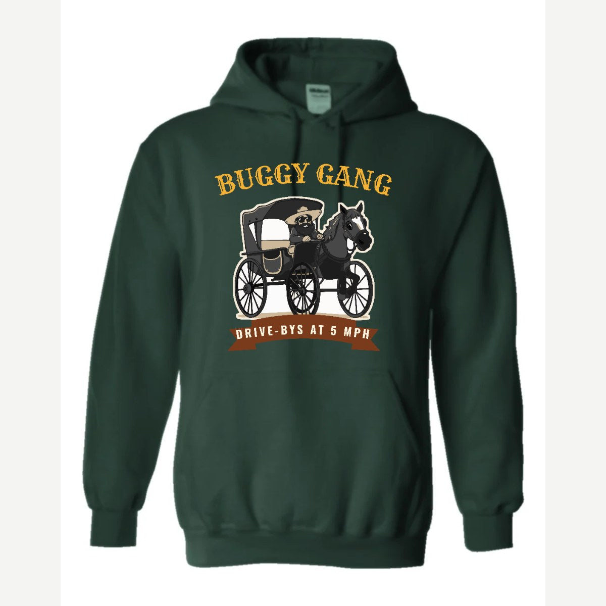 Buggy Gang — Hoodie / Forest Green