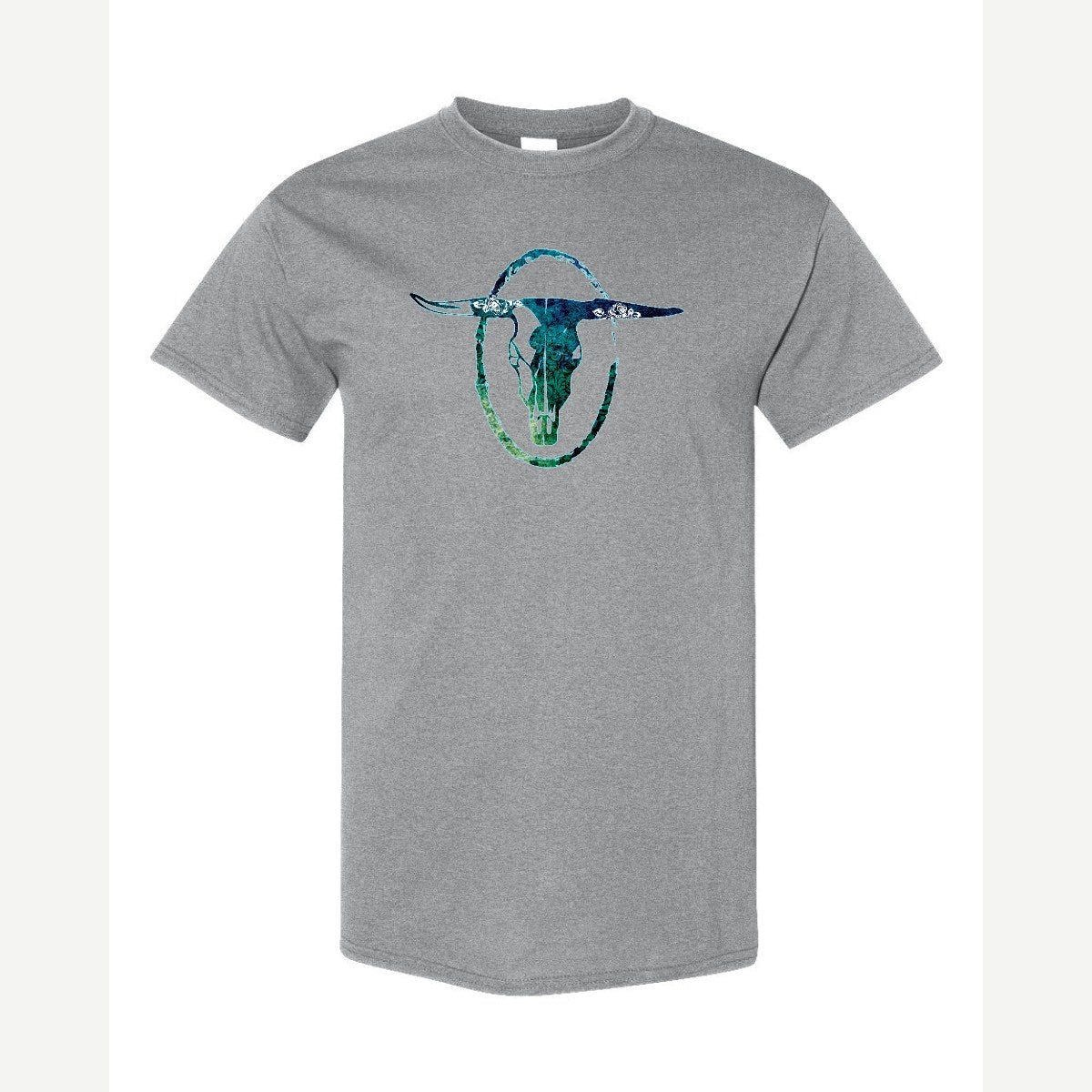 Bull Skull — Classic Tee / Sport Grey