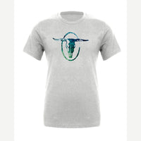 Bull Skull — Premium Tee / Athletic Heather