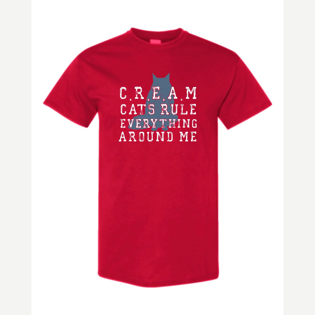C.R.E.A.M. – Cats Rule Everything Around Me — Classic Tee / Red
