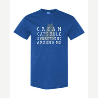 C.R.E.A.M. – Cats Rule Everything Around Me — Classic Tee / Royal