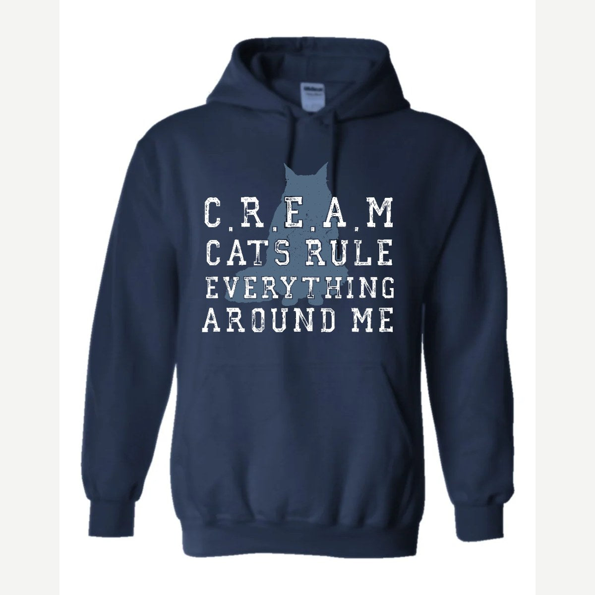 C.R.E.A.M. – Cats Rule Everything Around Me — Hoodie / Navy