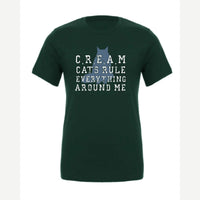 C.R.E.A.M. – Cats Rule Everything Around Me — Premium Tee / Forest