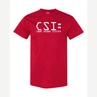 C.S.I. – Can't Stand Idiots — Classic Tee / Red