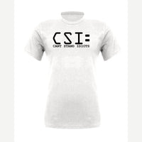 C.S.I. – Can't Stand Idiots — Premium Tee / White