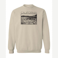 California — Crewneck Sweatshirt / Sand
