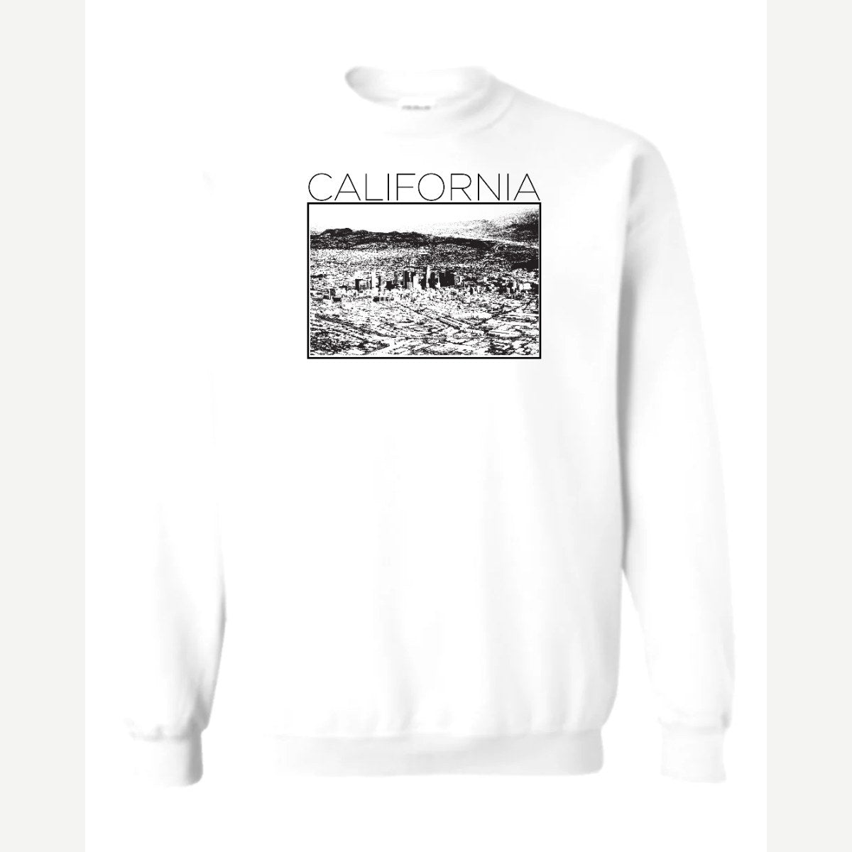 California — Crewneck Sweatshirt / White