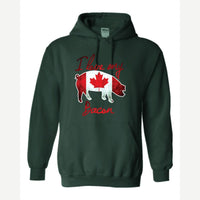 Canadian Bacon — Hoodie / Forest Green