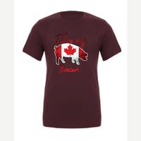 Canadian Bacon — Premium Tee / Maroon