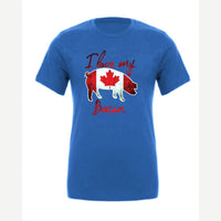 Canadian Bacon — Premium Tee / True Royal