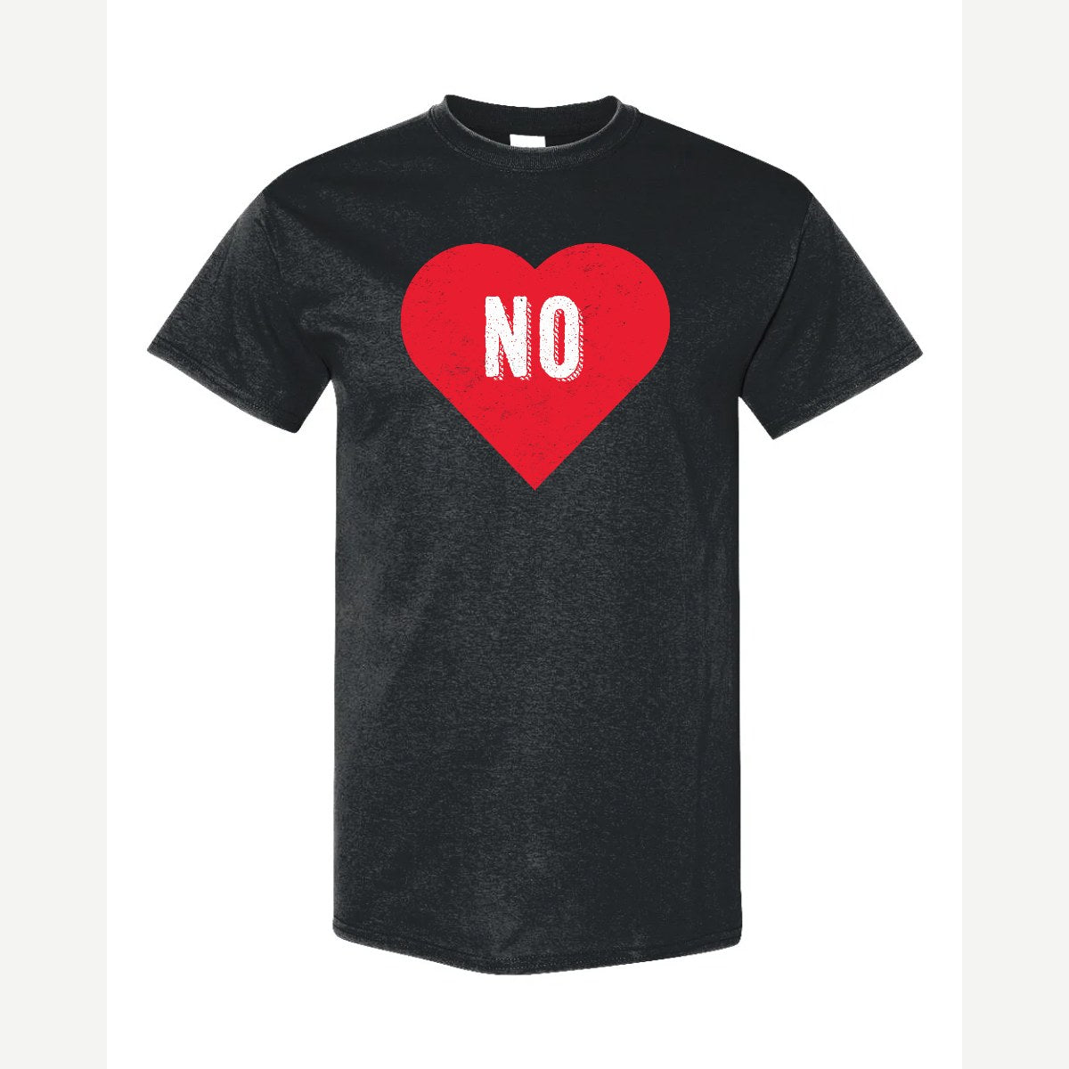 Candy Heart says NO — Classic Tee / Black