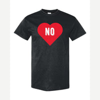 Candy Heart says NO — Classic Tee / Black