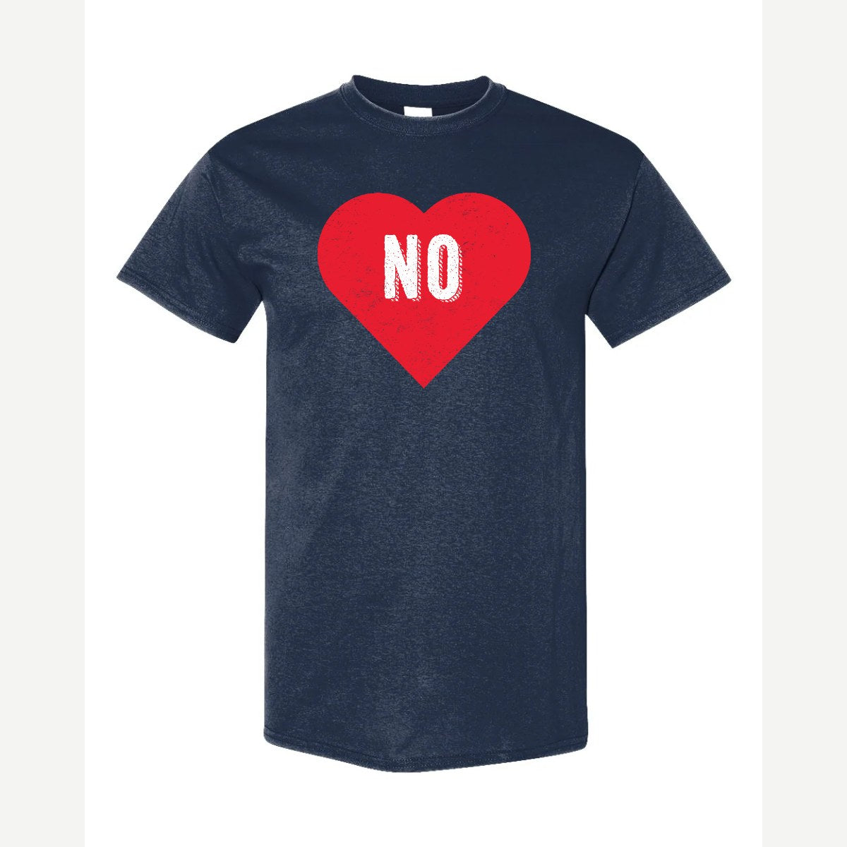 Candy Heart says NO — Classic Tee / Navy