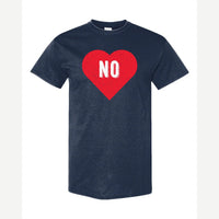 Candy Heart says NO — Classic Tee / Navy