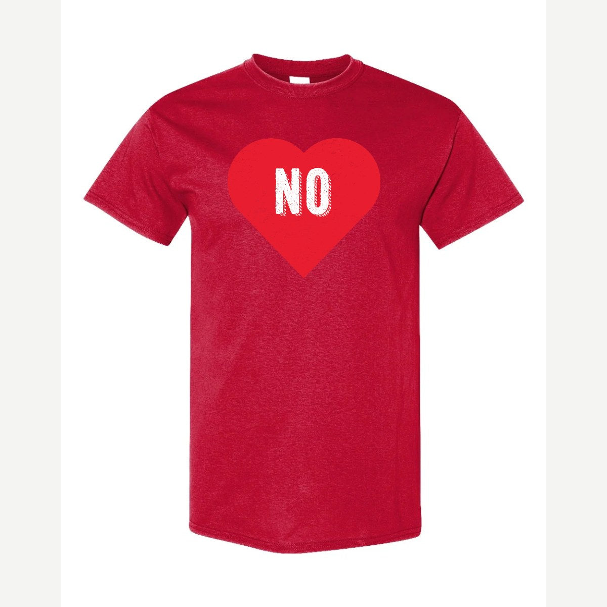 Candy Heart says NO — Classic Tee / Red