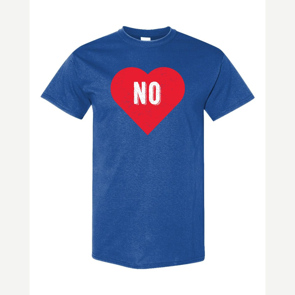 Candy Heart says NO — Classic Tee / Royal