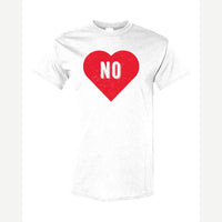 Candy Heart says NO — Classic Tee / White