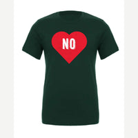 Candy Heart says NO — Premium Tee / Forest
