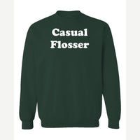Flosser — Crewneck Sweatshirt / Forest Green