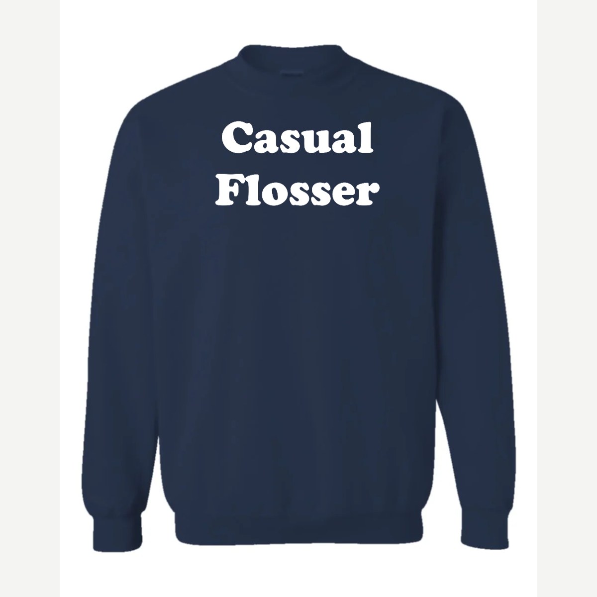 Flosser — Crewneck Sweatshirt / Navy