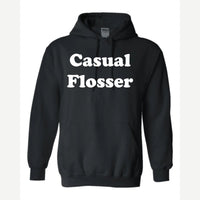 Flosser — Hoodie / Black