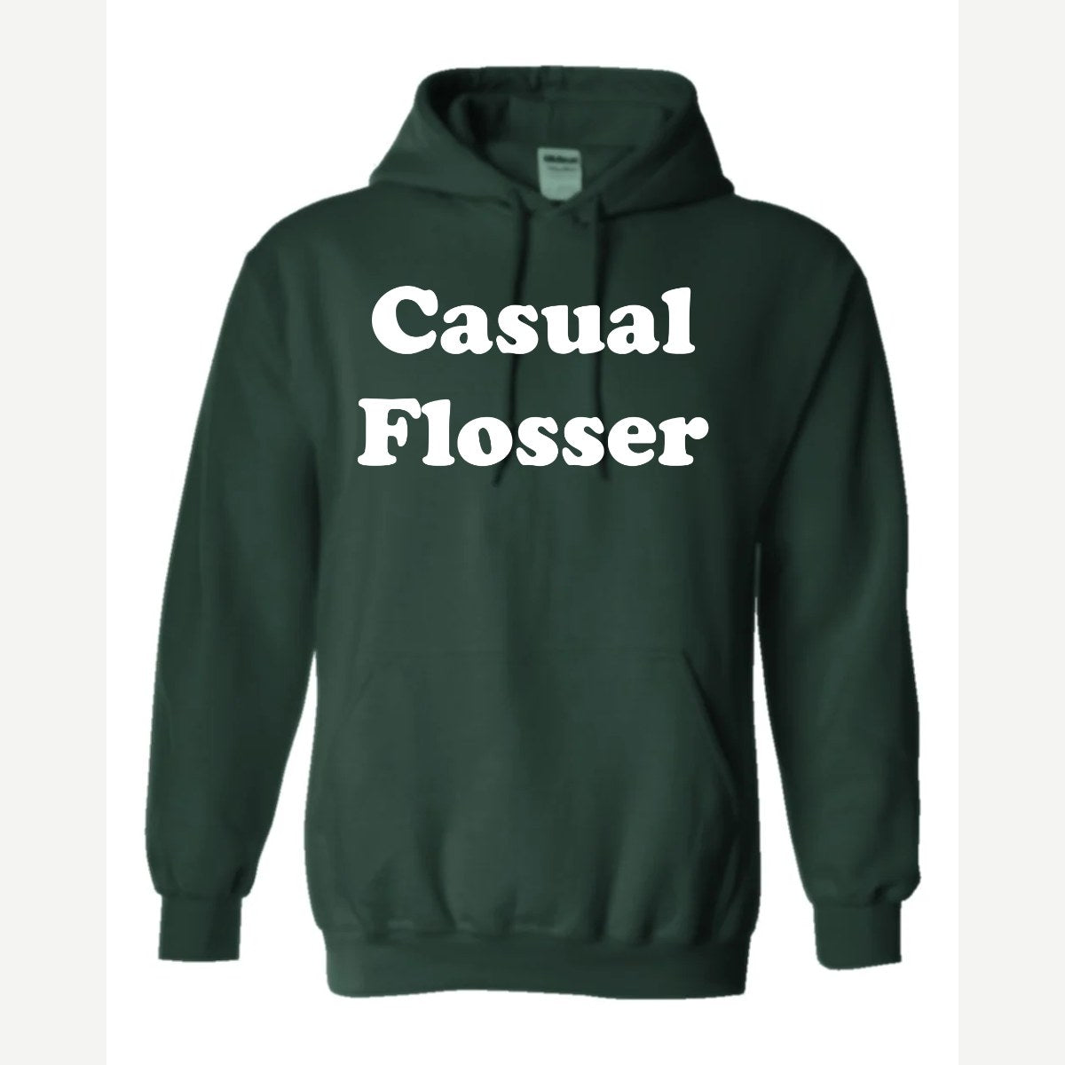 Flosser — Hoodie / Forest Green