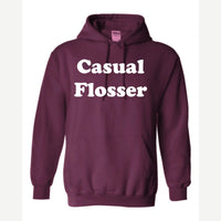 Flosser — Hoodie / Maroon