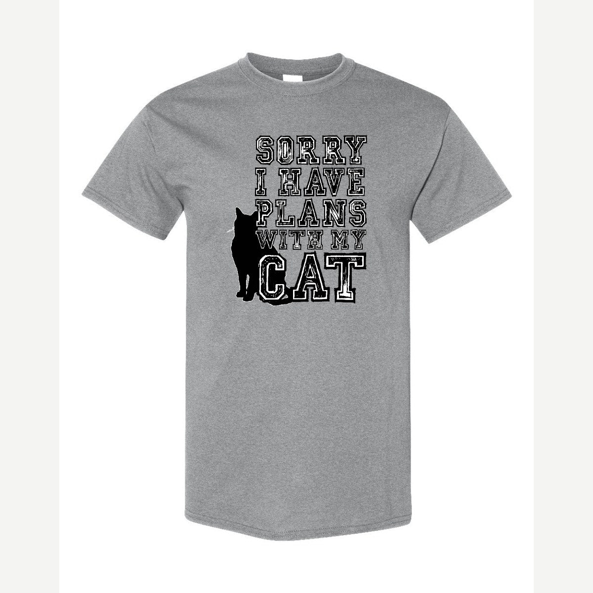 Cat Plans — Classic Tee / Sport Grey
