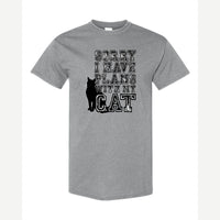 Cat Plans — Classic Tee / Sport Grey