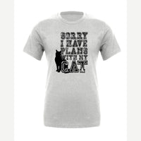 Cat Plans — Premium Tee / Athletic Heather