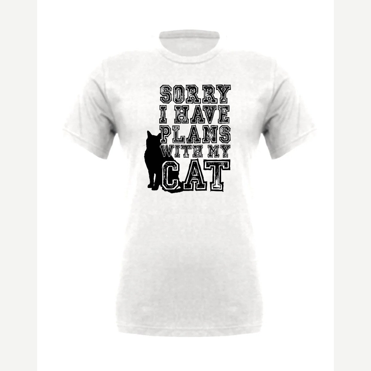Cat Plans — Premium Tee / White