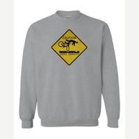 Caution Zero Gravity — Crewneck Sweatshirt / Sport Grey