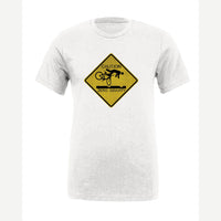 Caution Zero Gravity — Premium Tee / White