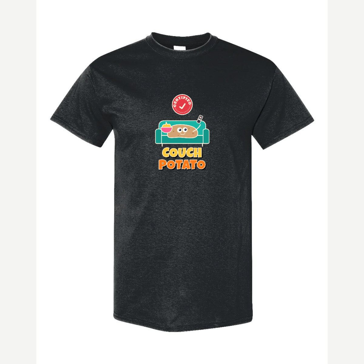 Certified Couch Potato — Classic Tee / Black