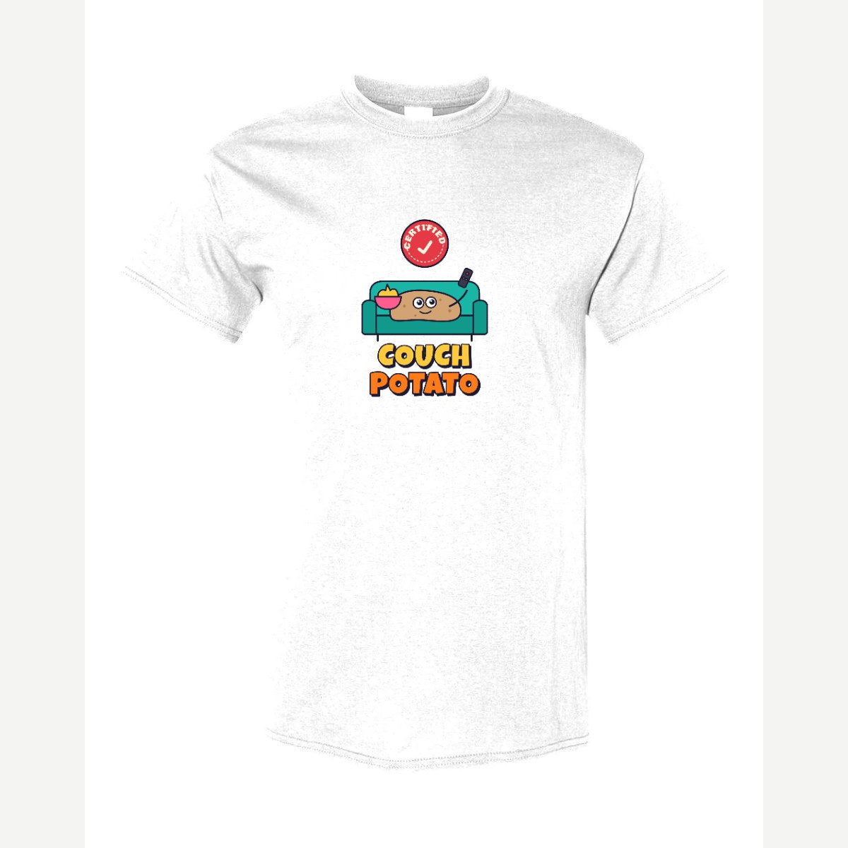Certified Couch Potato — Classic Tee / White
