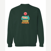 Certified Couch Potato — Crewneck Sweatshirt / Forest Green