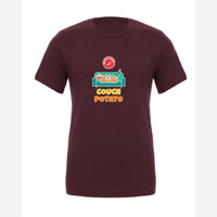 Certified Couch Potato — Premium Tee / Maroon