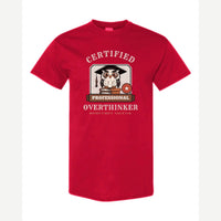 Certified Professional Overthinker — Classic Tee / Red